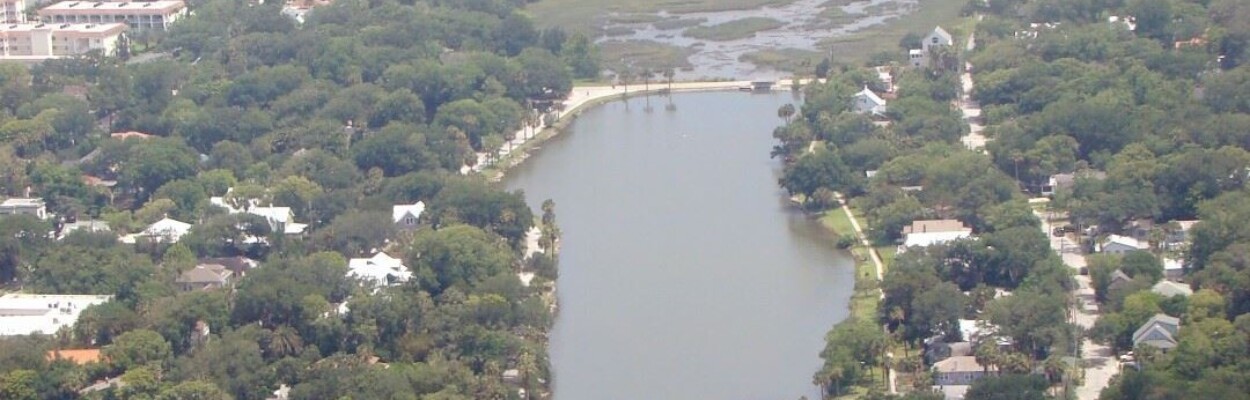 Lake Maria Sanchez in St. Augustine, flooding in St. Augustine