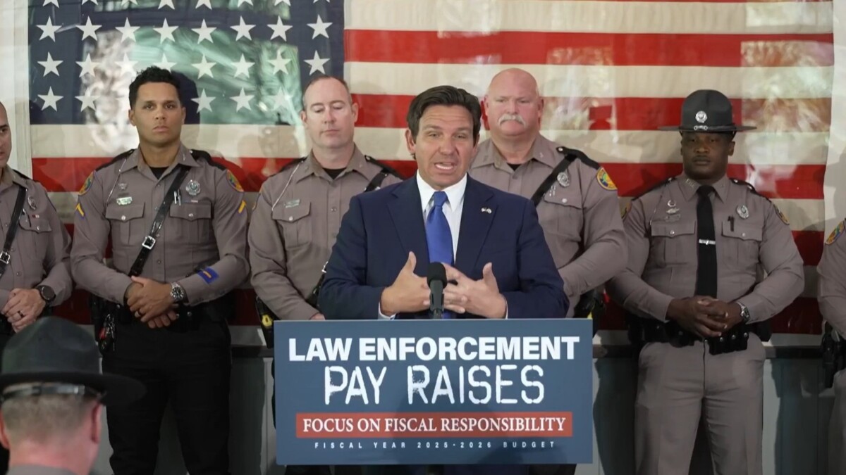 Gov. Ron DeSantis calling for pay raises.