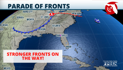 Featured image for “Toasty Florida cools off as cold, rainy Florida returns”