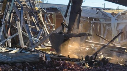 Featured image for “Demolition begins on collapsed warehouse in Springfield”