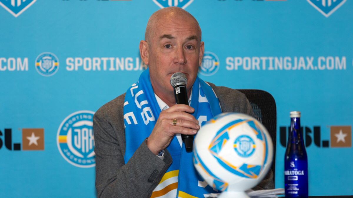 Mark Warburton, director of soccer for Sporting Club Jacksonville