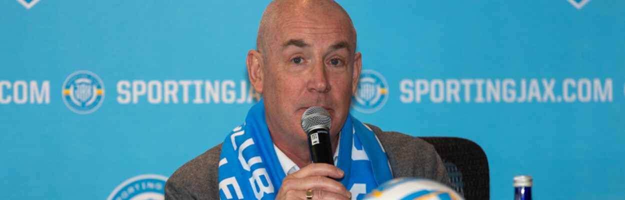 Mark Warburton, director of soccer for Sporting Club Jacksonville