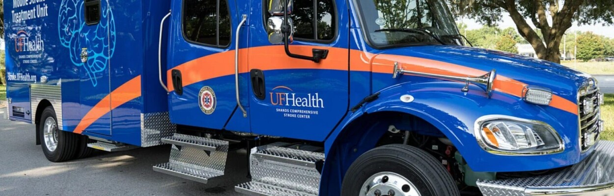 The UF Health mobile stroke treatment unit in Alachua County, similar to what could be coming to Jacksonville. | UF Health