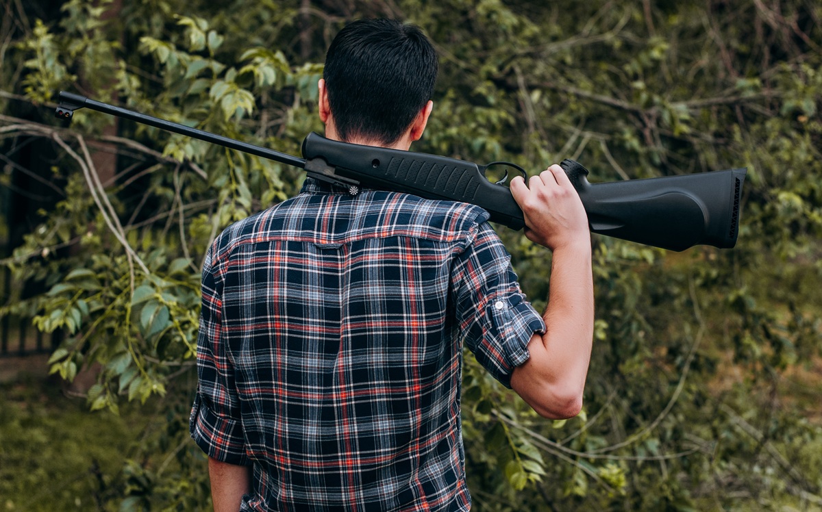 Young person with gun