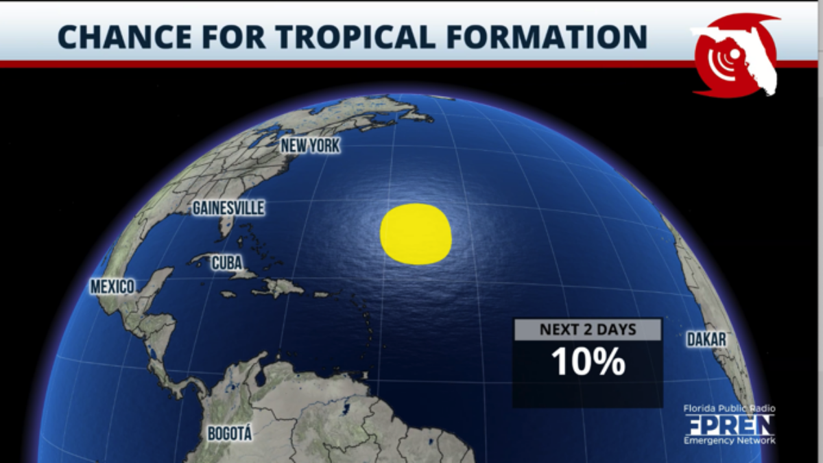 Possible tropical system in the Atlantic