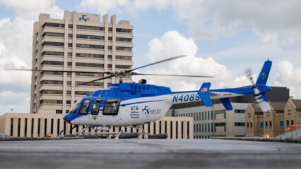 Featured image for “Baptist Health adds 3rd helicopter to Life Flight fleet”