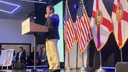 Featured image for “DeSantis defends Hope Florida in St. Augustine appearance”