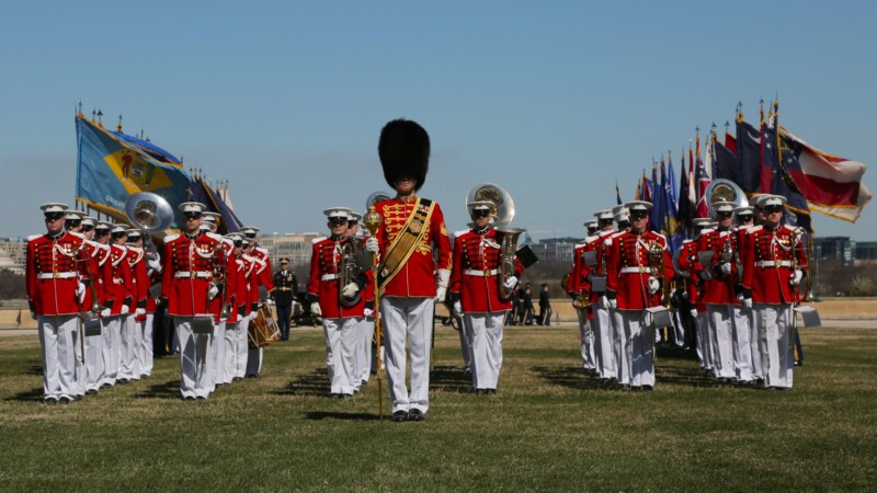 Featured image for “Parker High grad retires as drum major of ‘The President’s Own’”