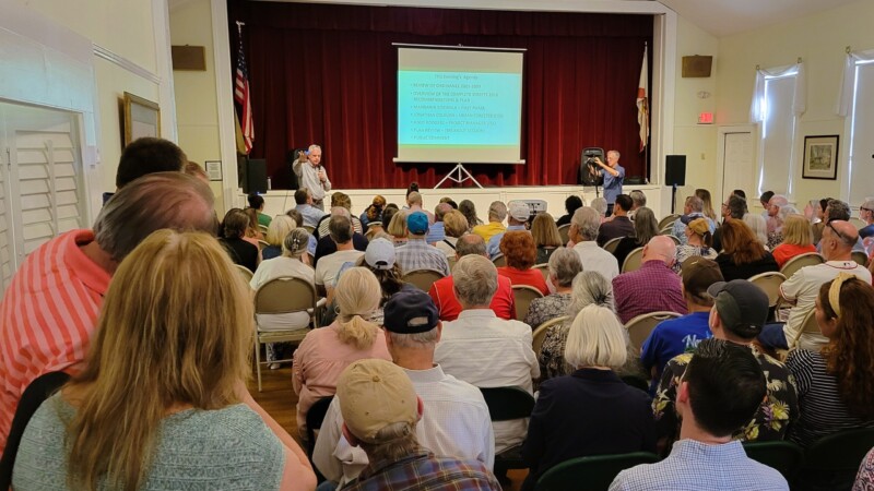 Featured image for “Sidewalk proposal presented to packed Mandarin crowd”