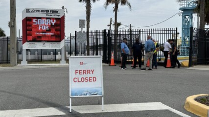 Featured image for “St. Johns River Ferry sidelined after hitting boarding ramp”