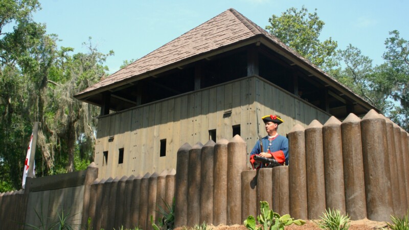 Featured image for “Centuries later, Fort Mose finally has a fort again”