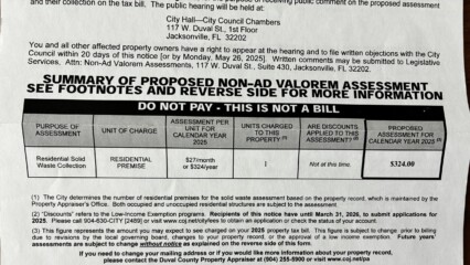 Featured image for “Jax Council finalizes city’s first garbage fee increase since 2010”