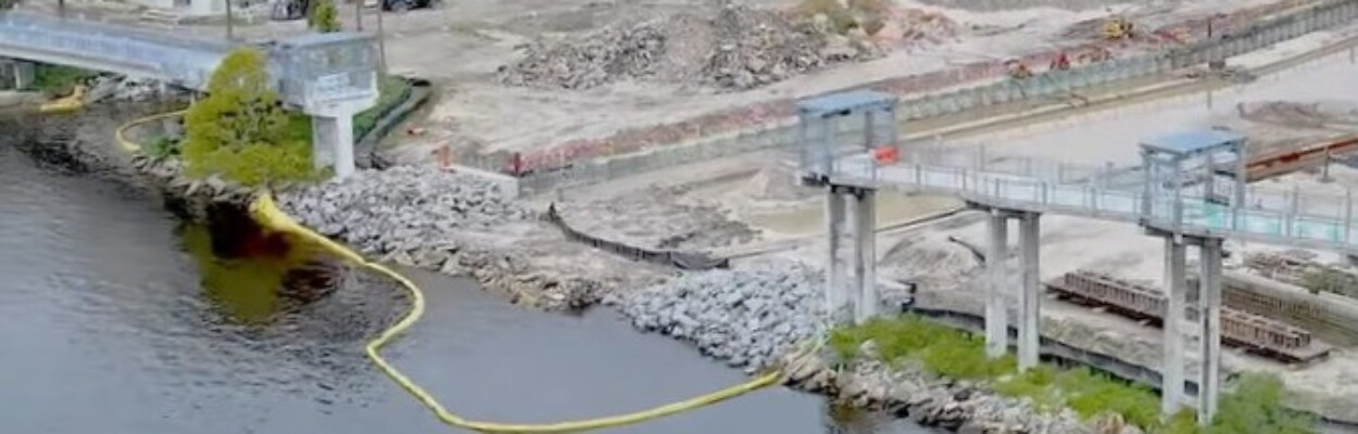McCoys Creek project shows Riverwalk dismantled