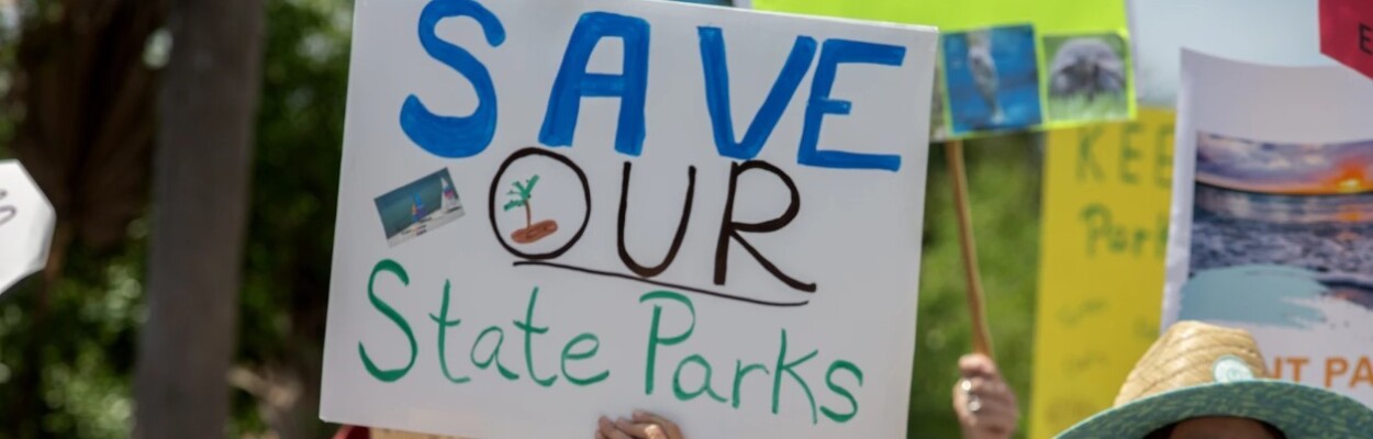 State parks protest