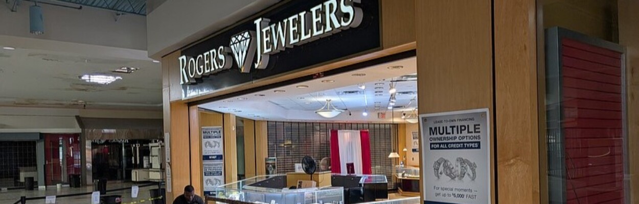 Rogers Jewelers inside Regency Square Mall.