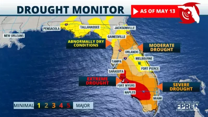 Featured image for “Florida’s drought improves with recent rains”