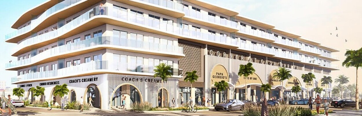Illustration of building planned across from Casa Marina Hotel.
