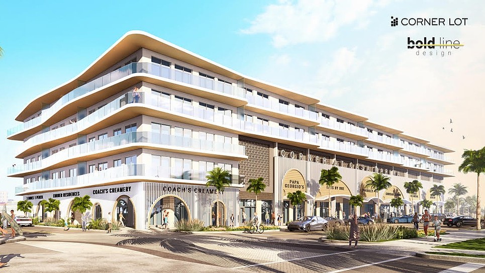 Illustration of building planned across from Casa Marina Hotel.