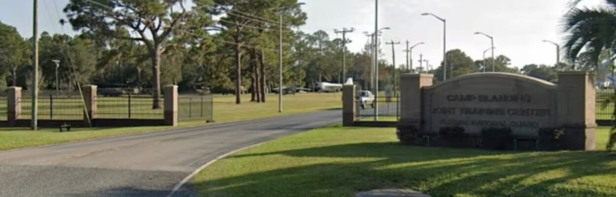 The entrance to Camp Blanding