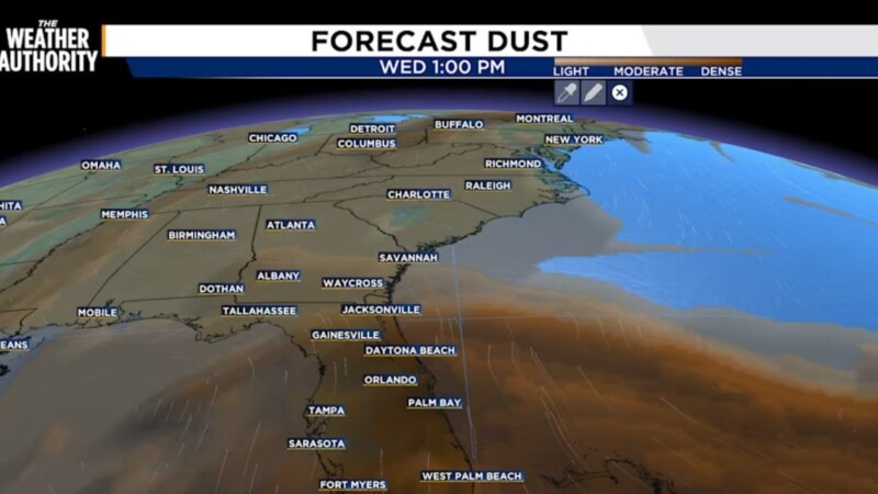 Featured image for “Huge plume of Saharan dust is headed toward Florida”