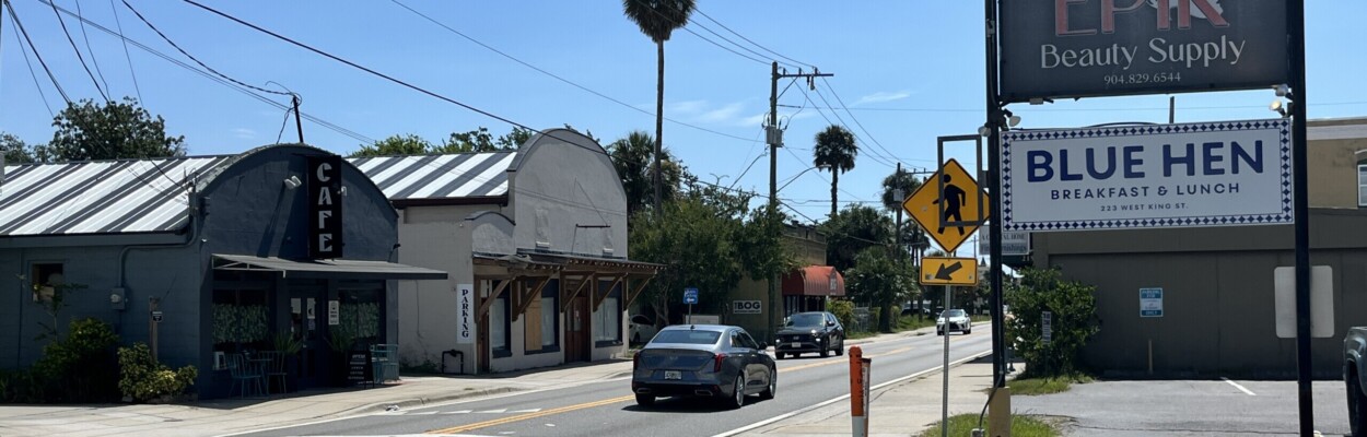 West King Street in the West City neighborhood in St. Augustine.