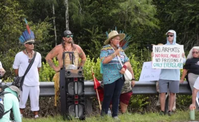 Featured image for “Florida fast-tracks immigrant detention center in Everglades”