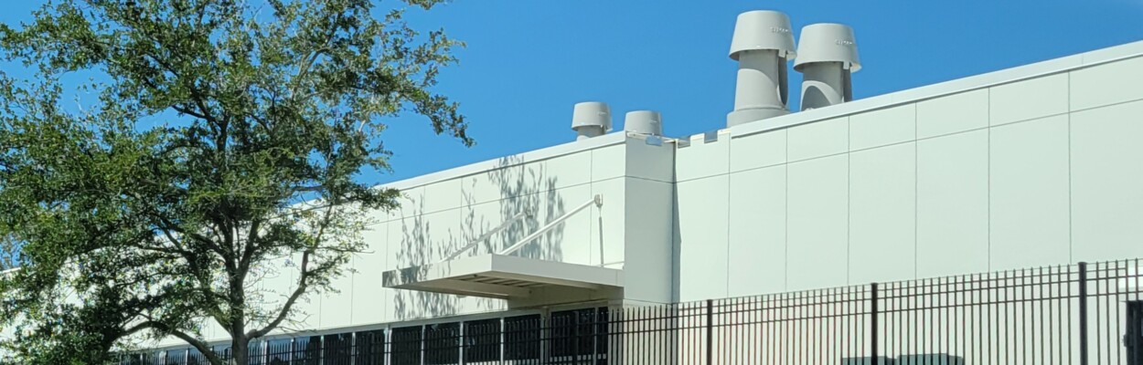 Ventilation ducts are shown on the new Medical Examiner's Office.