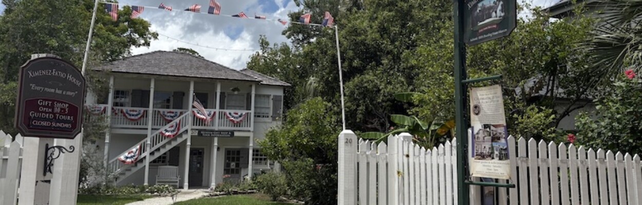 The Ximenez-Fatio house in St. Augustine.