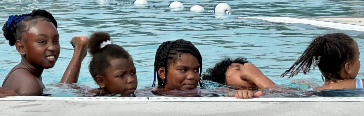 Children at Blue Cypress pool in Jacksonville