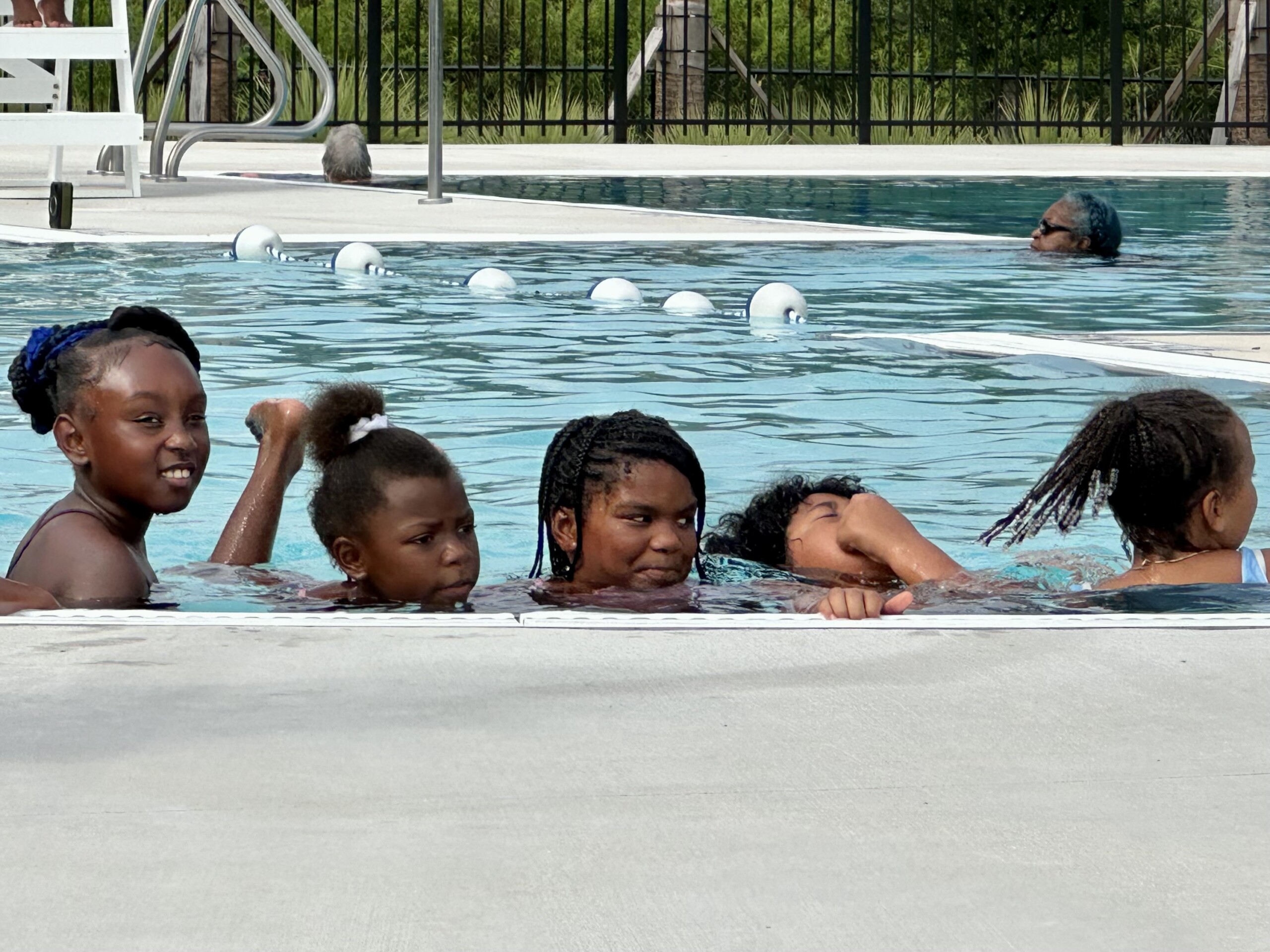 Children at Blue Cypress pool in Jacksonville