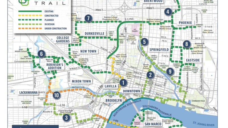 Featured image for “Jax loses $147M federal grant for Emerald Trail completion”