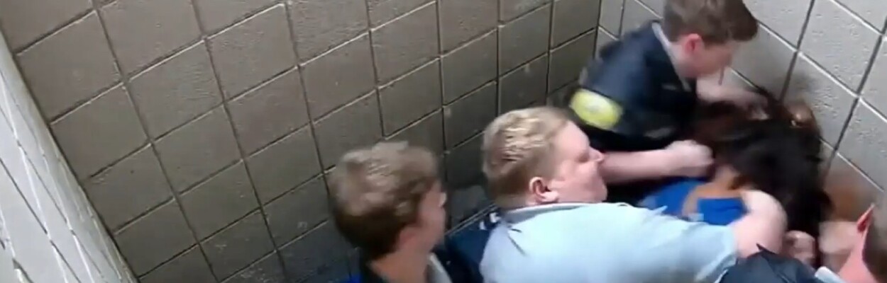 Video capture of deputies beating a jail inmate in Camden County