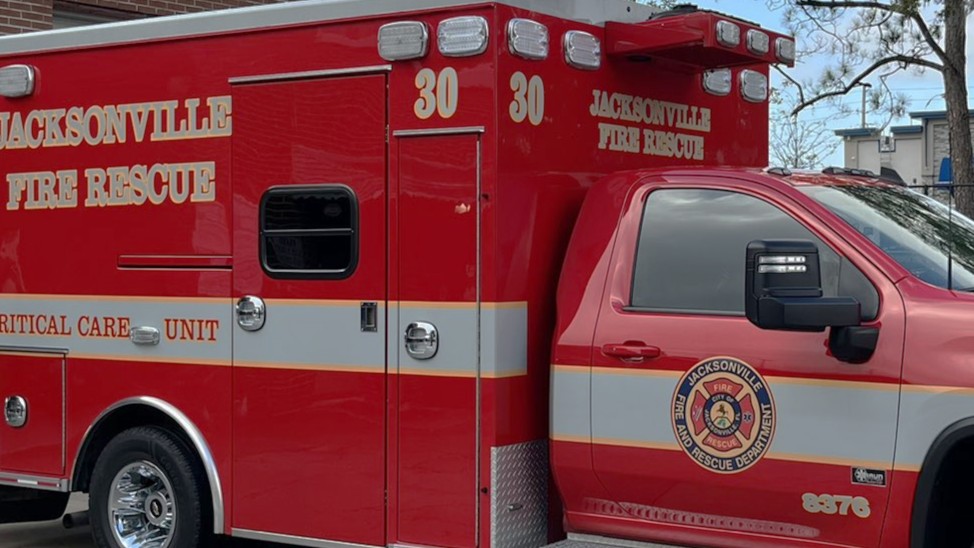 A Jacksonville Fire and Rescue Department critical care rescue unit