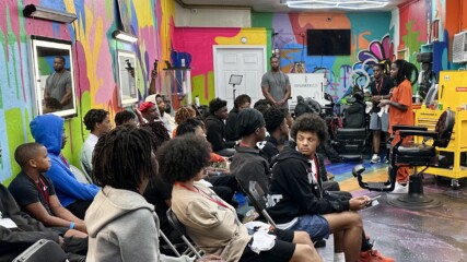 Featured image for “Barber bestows his cutting wisdom on a new generation”