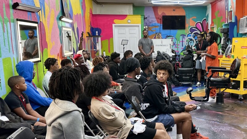 Featured image for “Barber bestows his cutting wisdom on a new generation”