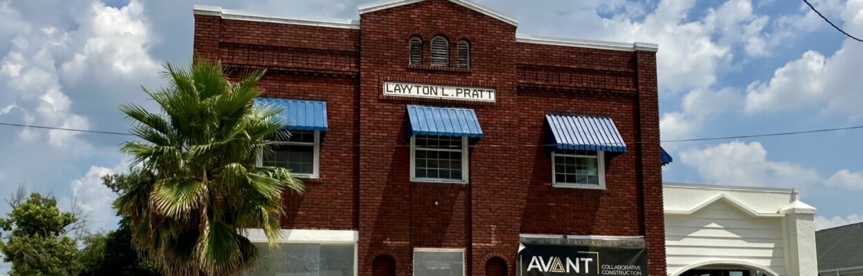 The exterior of the former Lawton Pratt funeral home