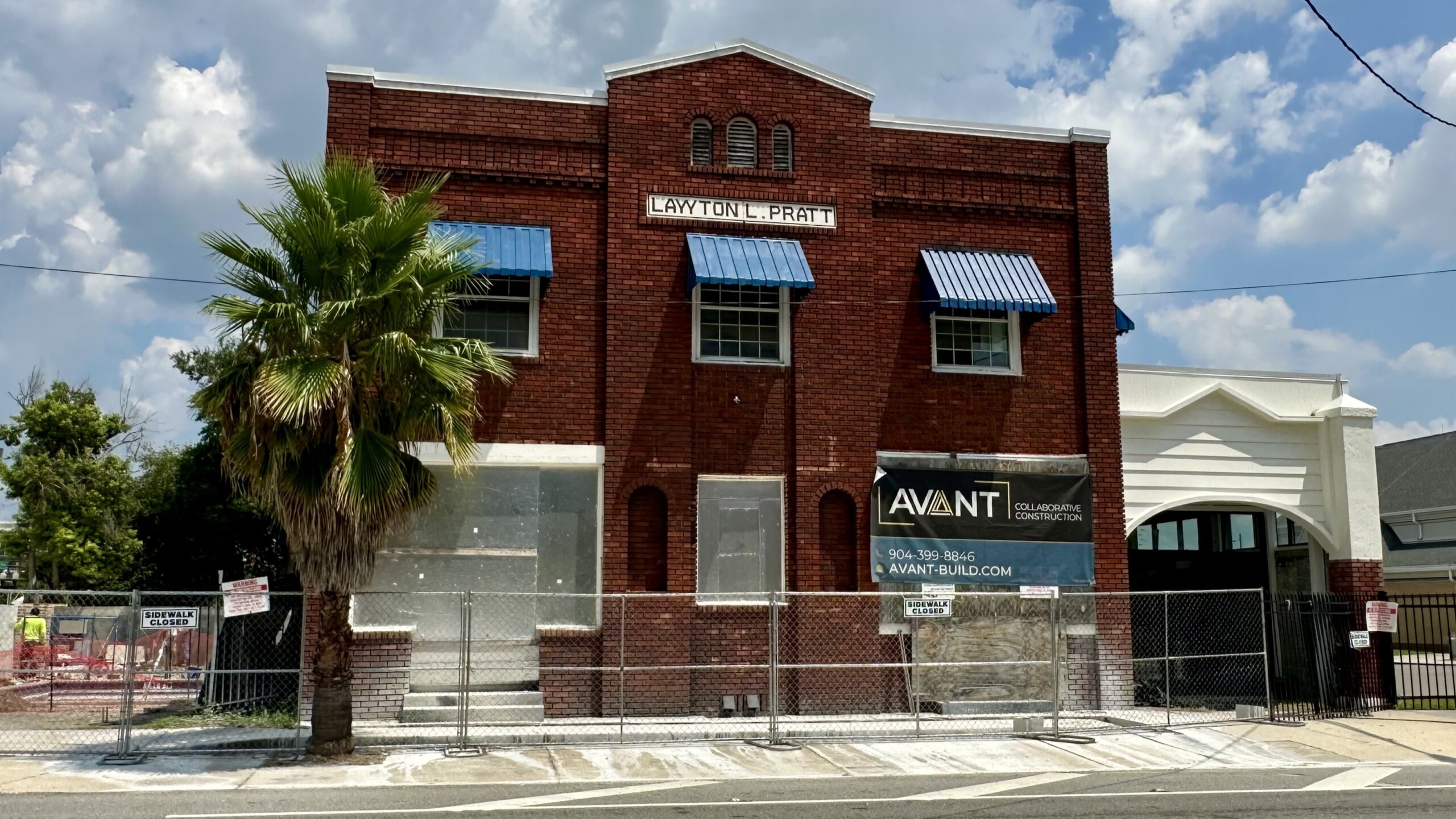 The exterior of the former Lawton Pratt funeral home