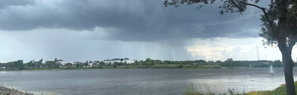 Rain clouds on the horizon