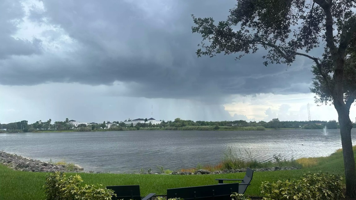 Rain clouds on the horizon