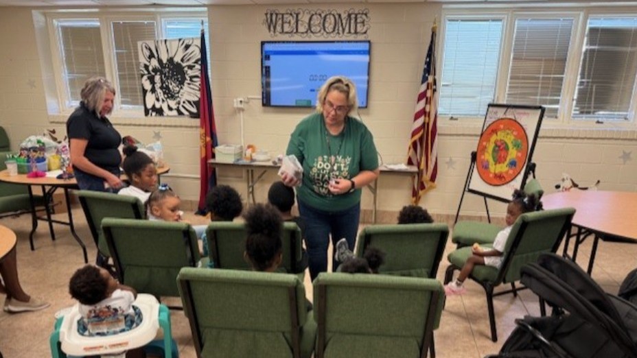 Scene from a summer camp at the Salvation Army