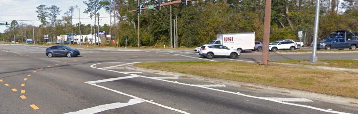 The current intersection of State Road 16 and International Golf Parkway