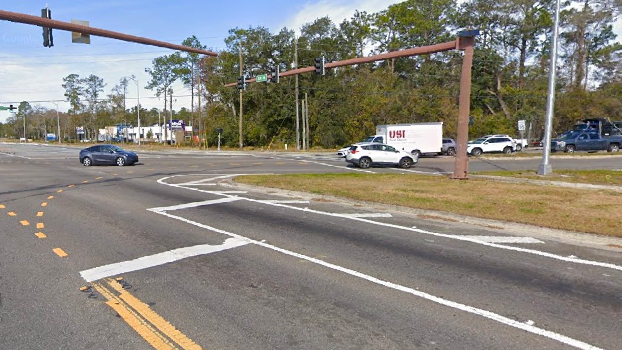 The current intersection of State Road 16 and International Golf Parkway
