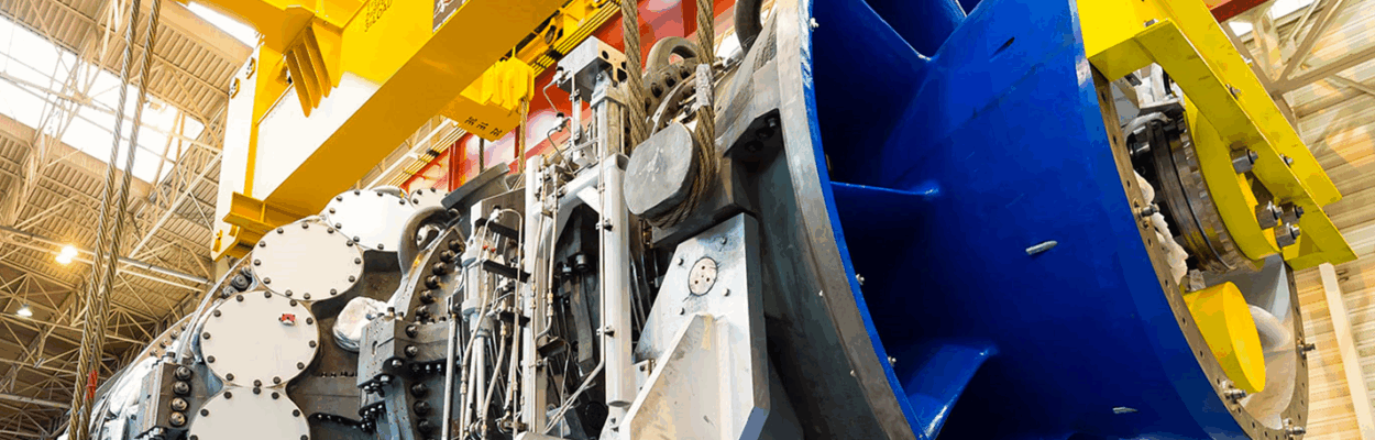 A GE Vernova natural gas-powered turbine which could power a future JEA power plant.