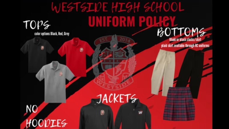 Featured image for “Westside High parents decry uniform crackdown”