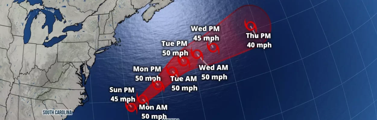 11 p.m. Sunday August 3 update from the National Hurricane Center.