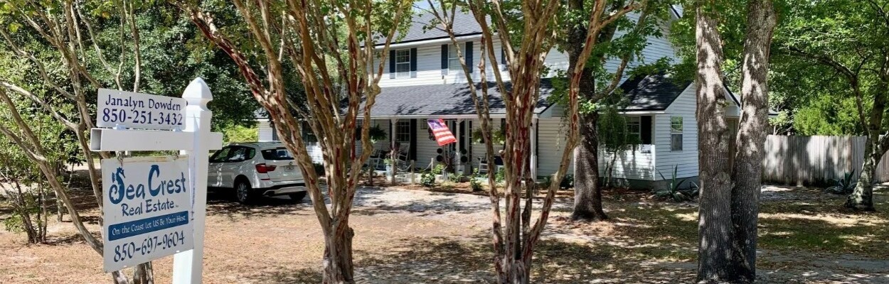 Margie Morrison Richardson's Carrabelle home, where she says property taxes are too high