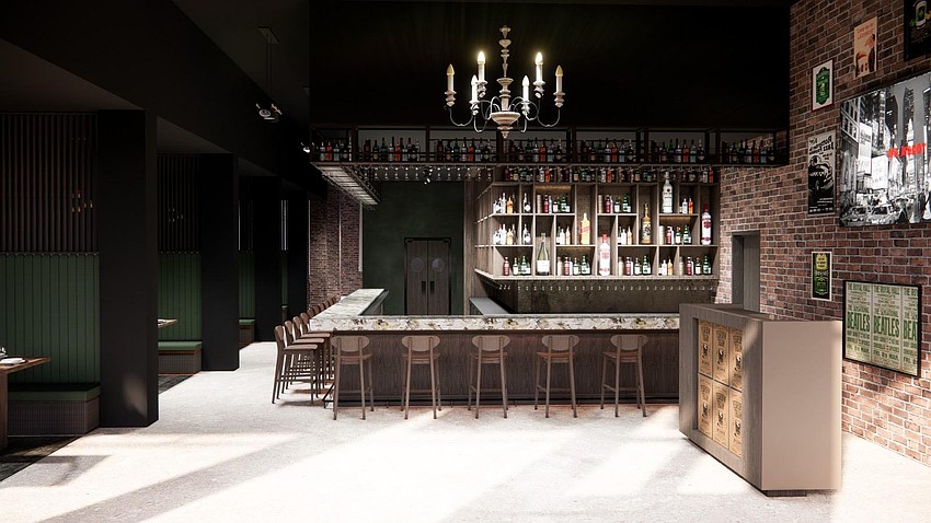 A rendering of Keane's Irish pub