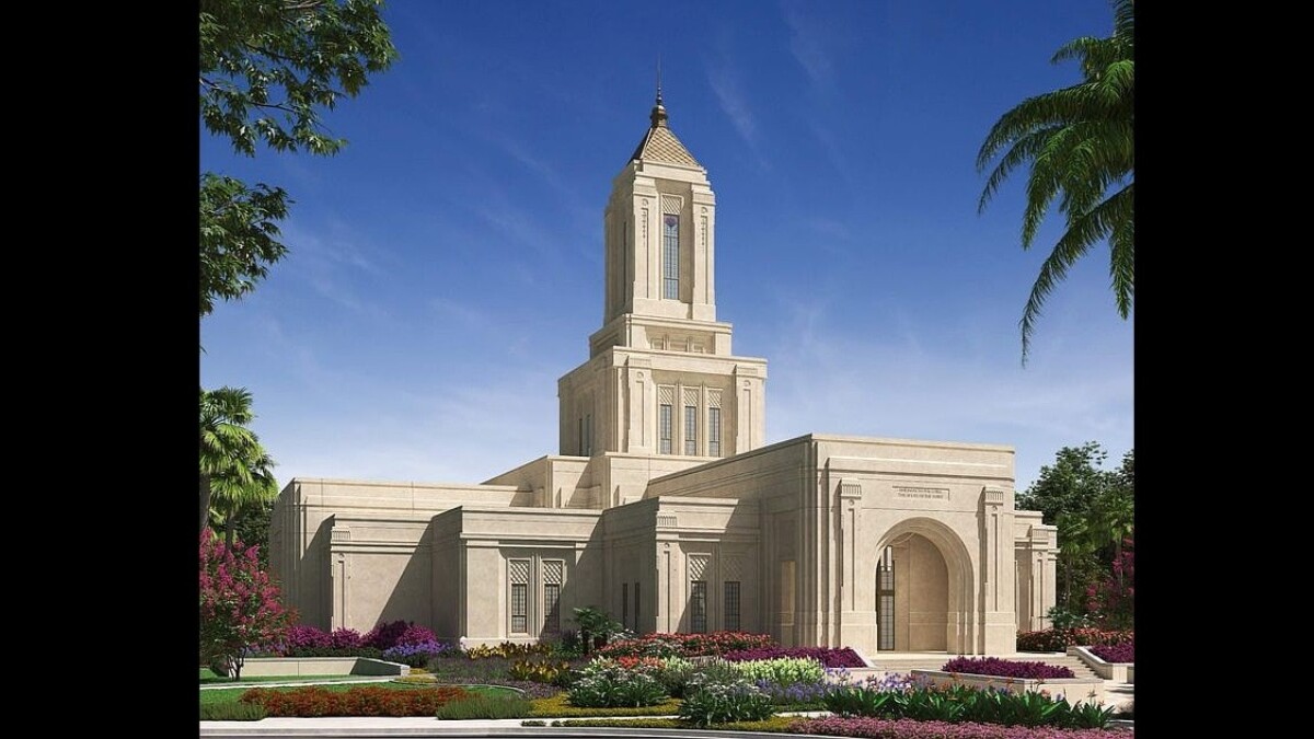 The temple planned by the Church of Jesus Christ of Latter-day Saints.