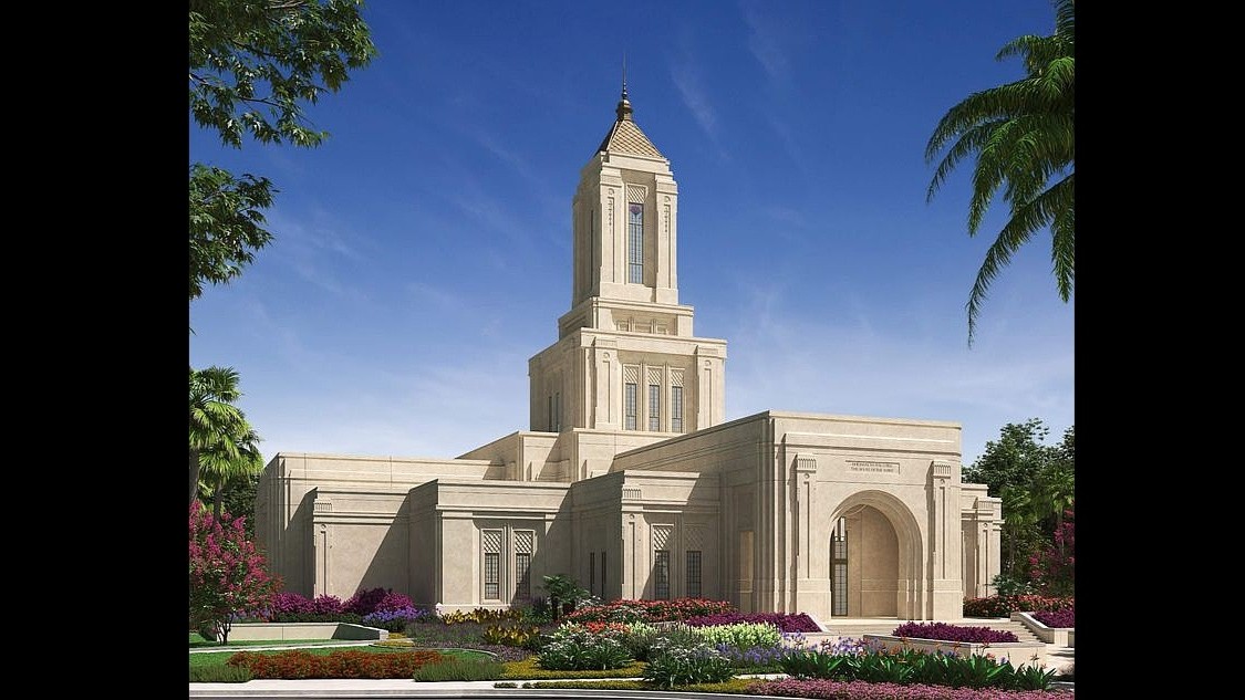 The temple planned by the Church of Jesus Christ of Latter-day Saints.