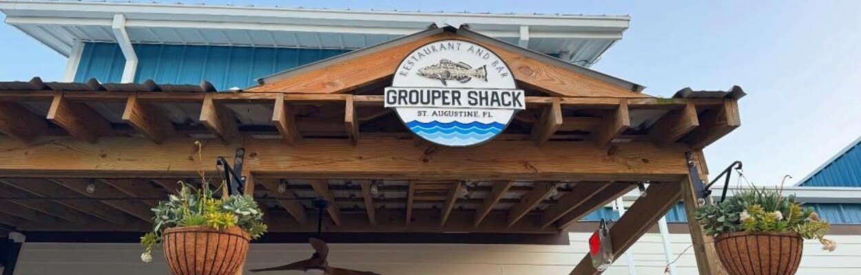 Exterior of the Grouper Shack in St. Augustine